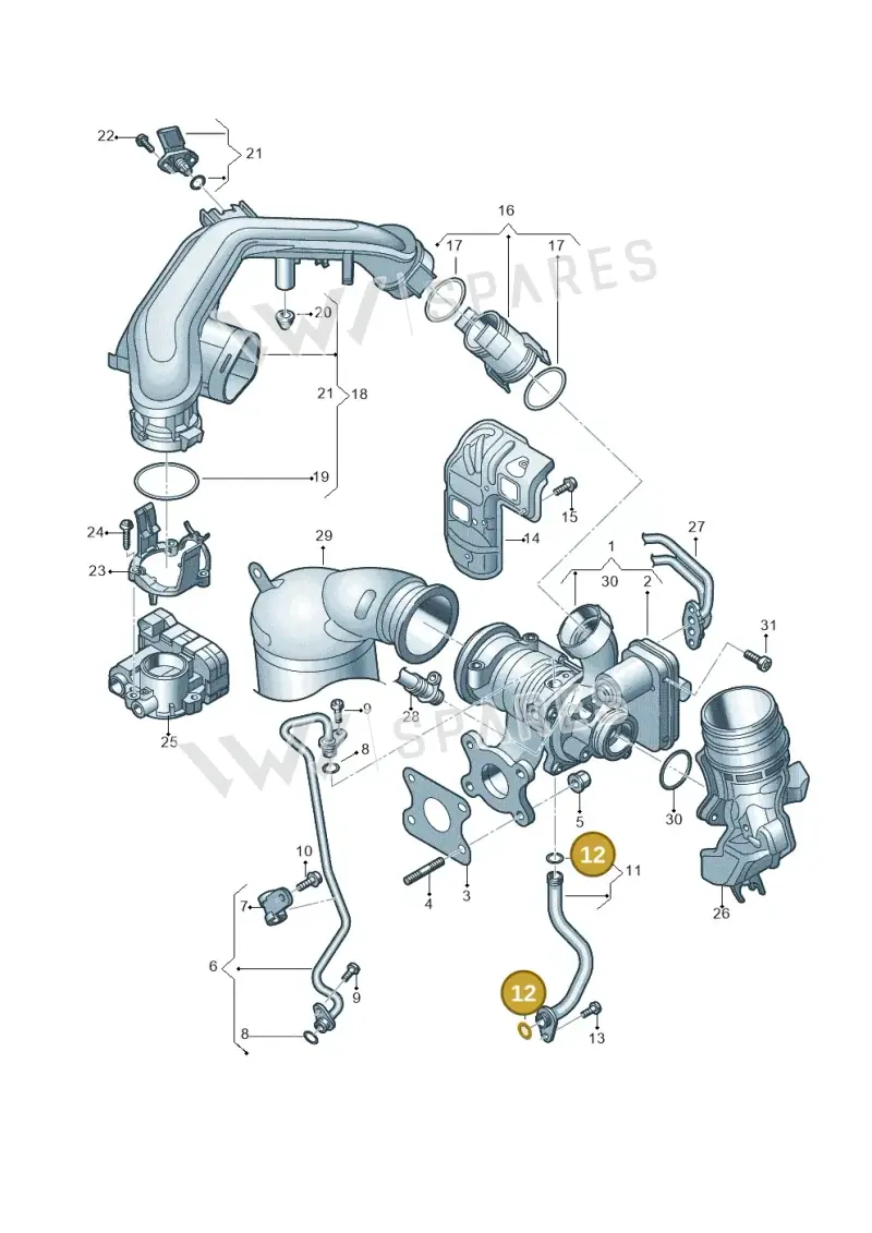 WHT005363 — Skoda Karoq (2017-2022) diagram 773145390, position 12