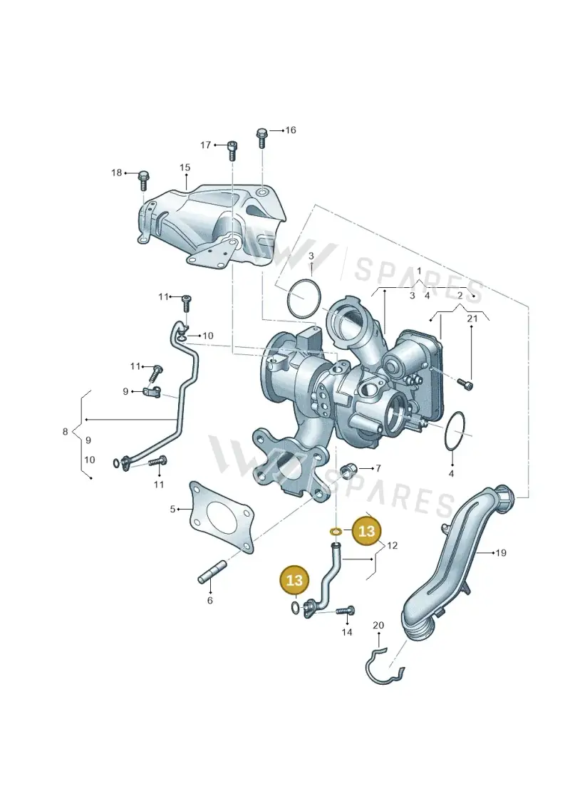 WHT005363 — Skoda Fabia (2021-) diagram 827145010, position 13