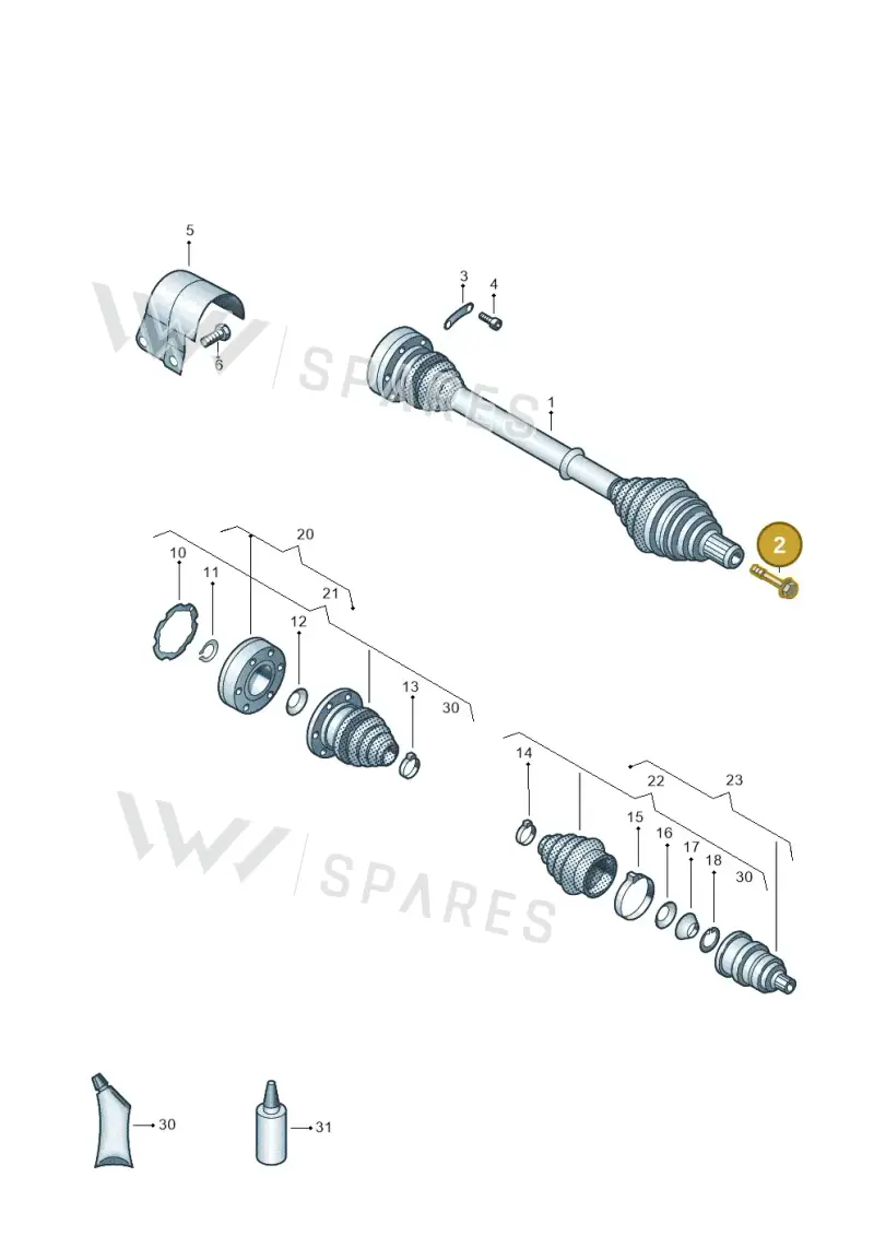 WHT005437 — Skoda Octavia (2019-2024) diagram 649407220, position 2