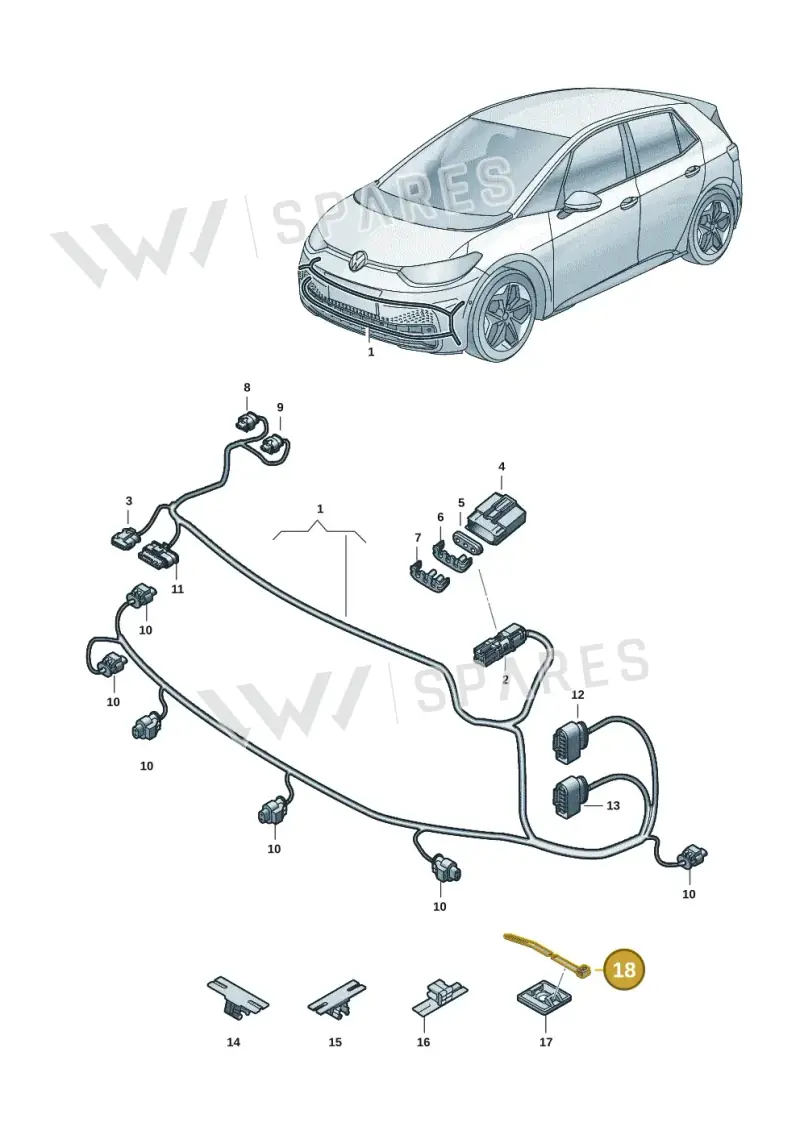 WHT005450 — Skoda Enyaq (2020-) diagram 10a971000, position 18
