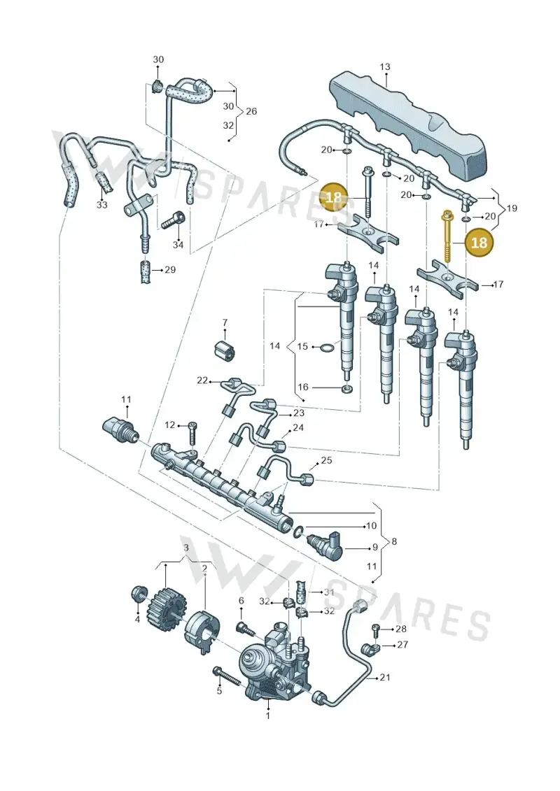 WHT005490 — Skoda Kamiq (2019-) diagram 746130000, position 18