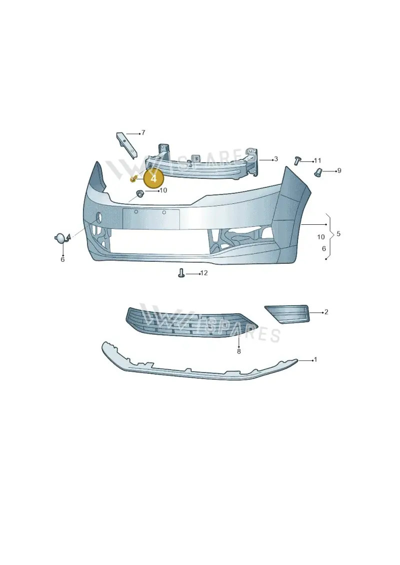 WHT005527 — Skoda Rapid Spaceback (2014-2022) diagram 757807100, position 4