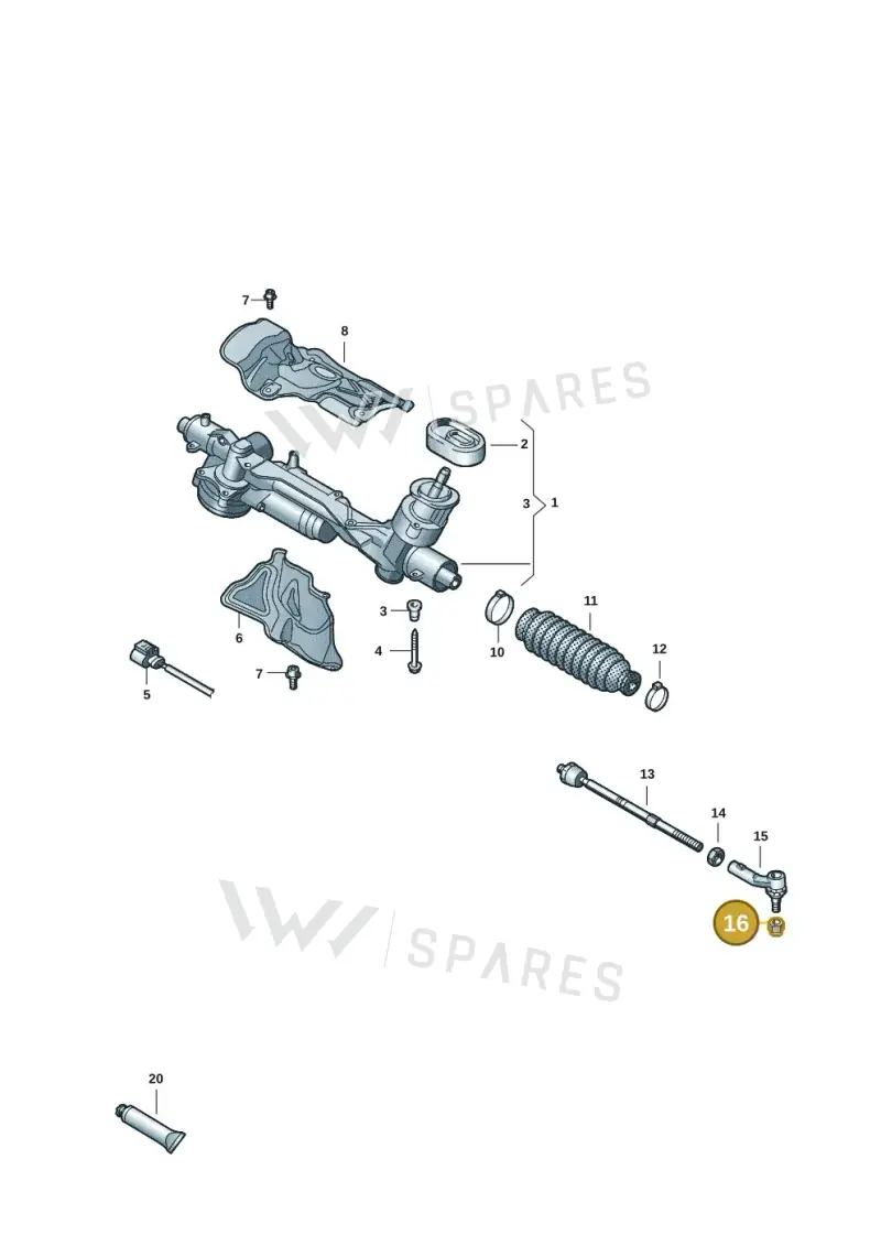 WHT005538 — Skoda Kodiaq (2024-) diagram 2gk423050, position 16