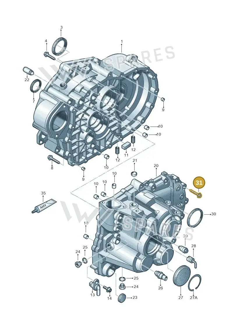 WHT005631B — Skoda Octavia (2017-2020) diagram 634301150, position 31