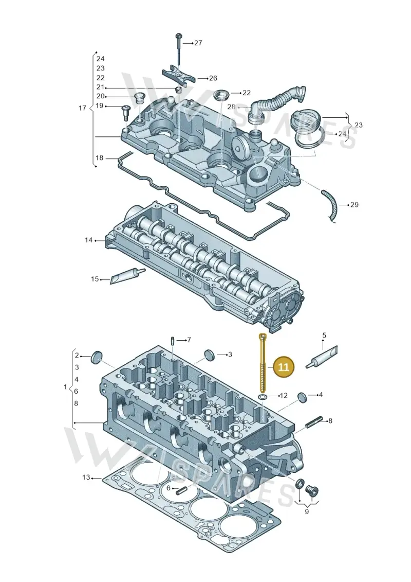 WHT005673 — Skoda Kamiq (2019-) diagram 746103500, position 11