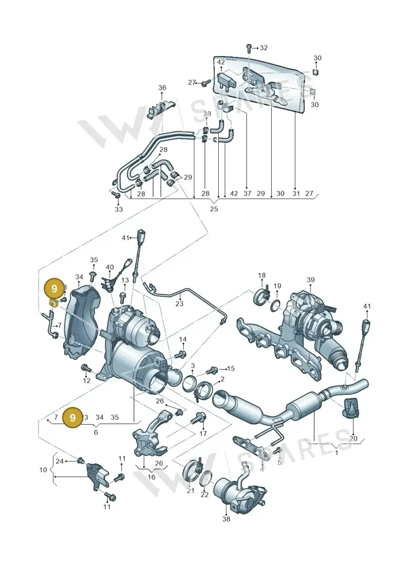 WHT005842 — Skoda Kamiq (2019-) diagram 837253500, position 9