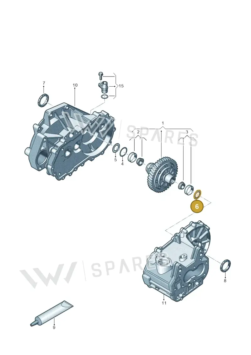 WHT006154 — Skoda Fabia (2014-2022) diagram 773409170, position 6