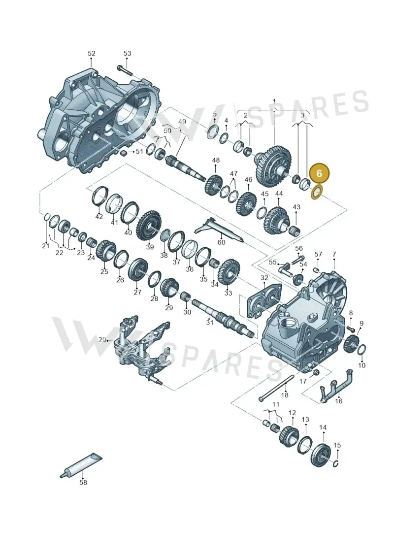 WHT006154 — Skoda Fabia (2021-) diagram 837305030, position 6