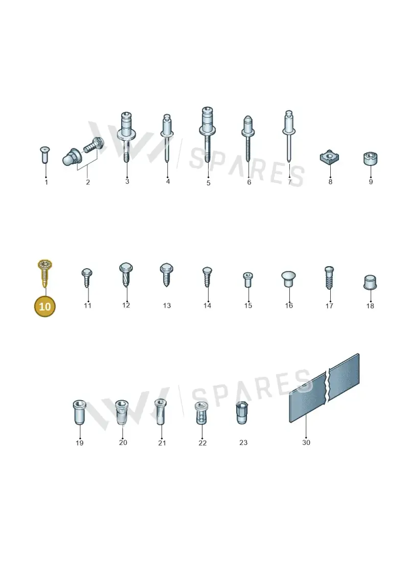WHT006547 — Skoda Fabia (2021-) diagram 806800100, position 10