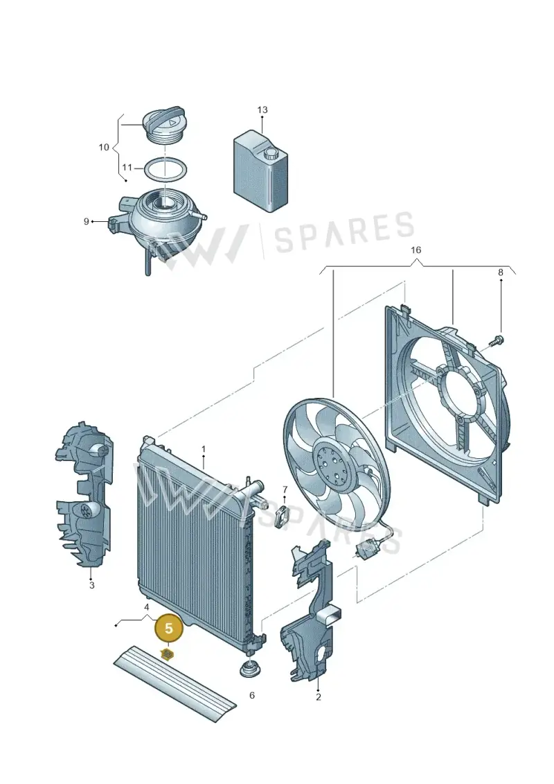 WHT006971 — Skoda Citigo (2019-2021) diagram 772121700, position 5