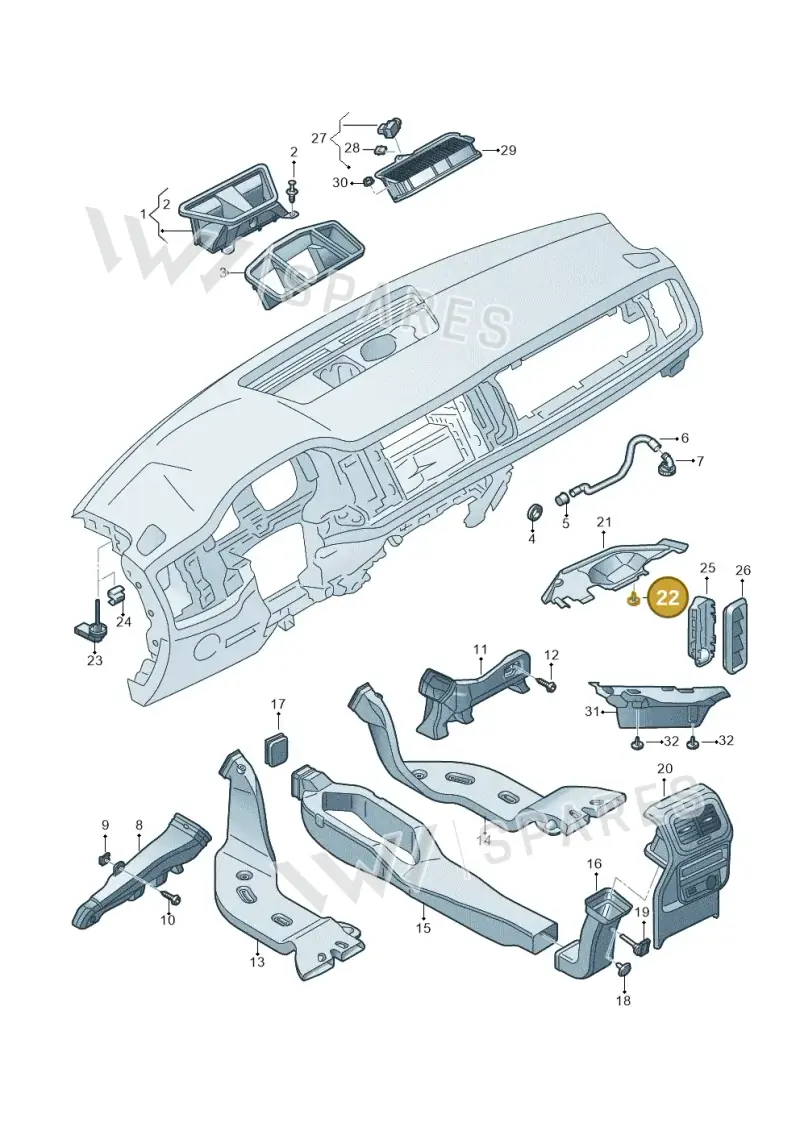 WHT007080 — Skoda Kodiaq (2024-) diagram 804819300, position 22