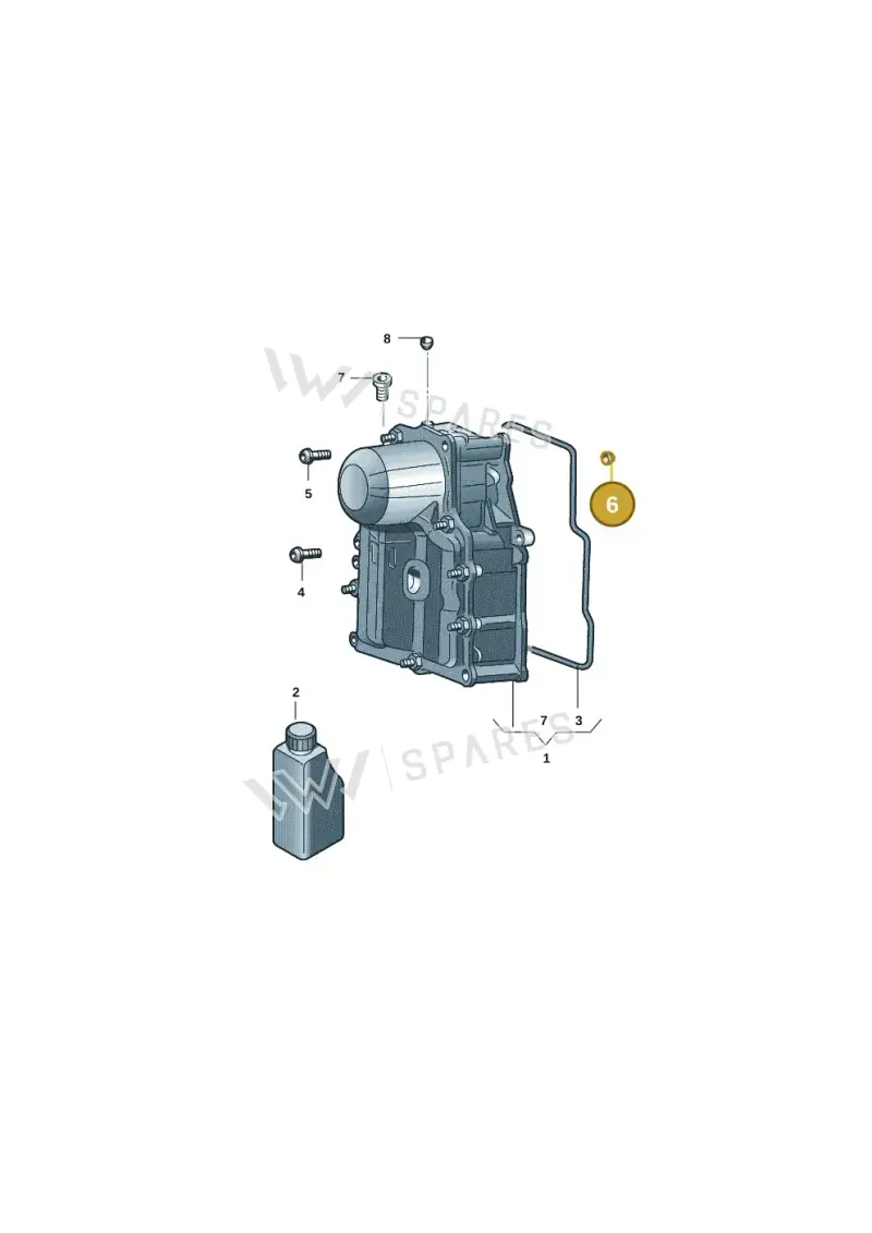 WHT007083 — Skoda Superb Combi (2023-) diagram 3j0325580, position 6