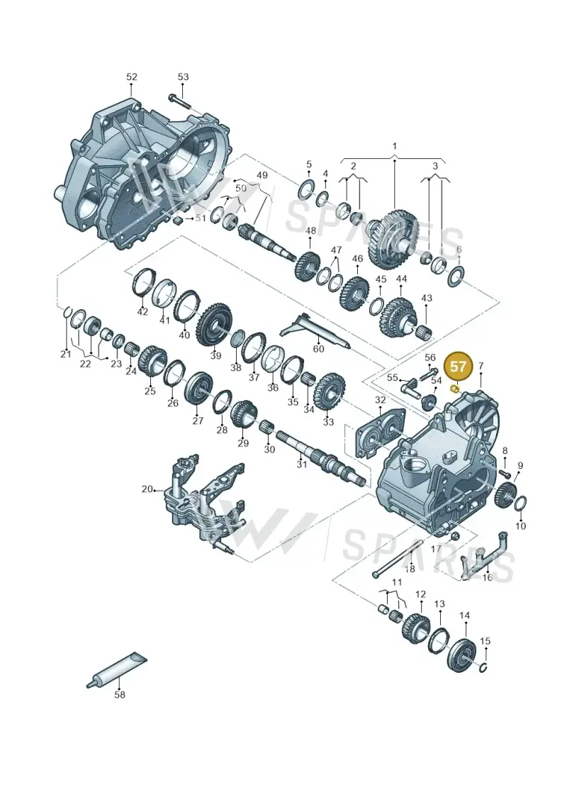 WHT007083 — Skoda Fabia (2021-) diagram 837305030, position 57