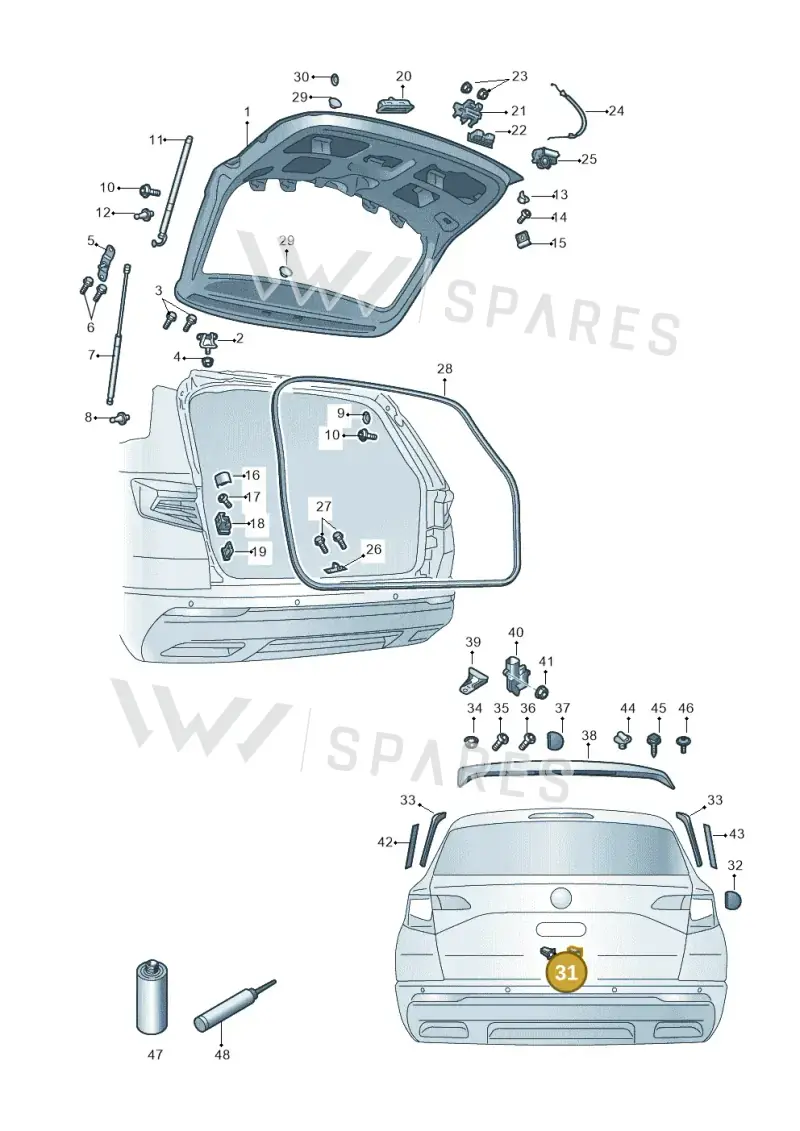 WHT007341 — Skoda Kamiq (2019-) diagram 584827000, position 31