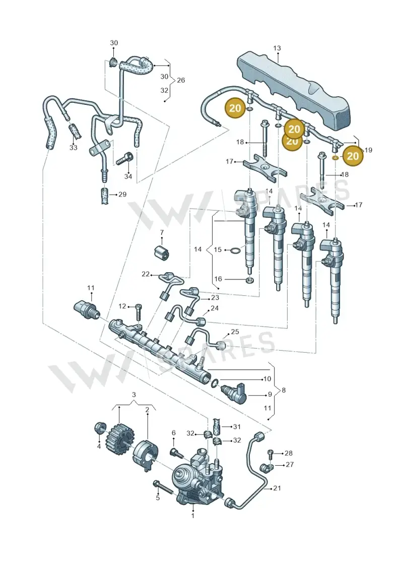 WHT007480A — Skoda Kamiq (2019-) diagram 746130000, position 20