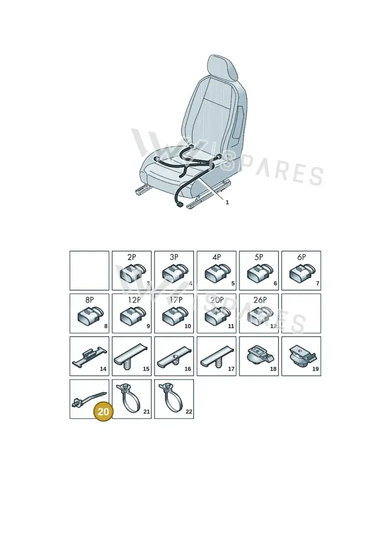 WHT007803 — Skoda Kodiaq (2024-) diagram 57x972250, position 20