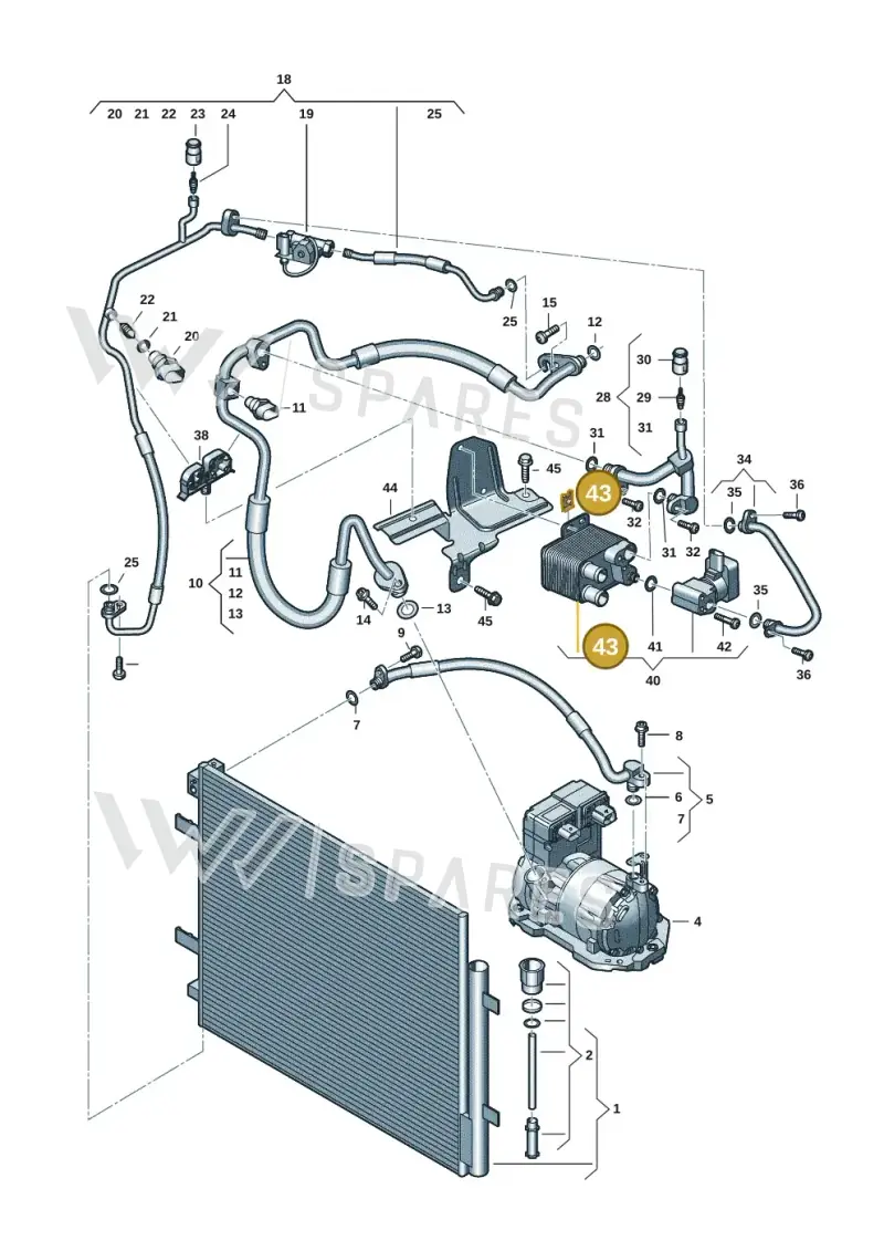 WHT008829 — Skoda Enyaq (2020-) diagram 10a260400, position 43