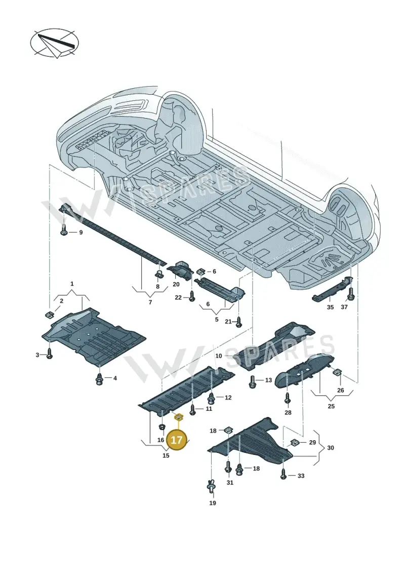 WHT008843 — Skoda Enyaq (2020-) diagram 50a825000, position 17