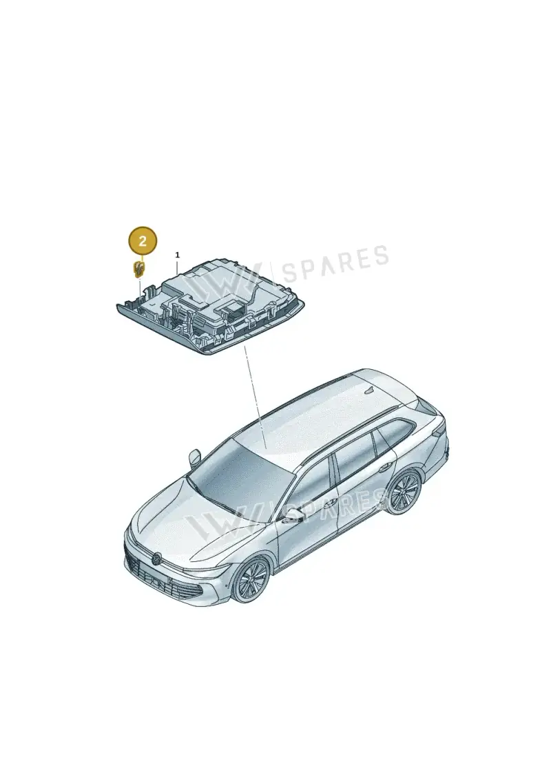 WHT008949 — Skoda Superb Combi (2023-) diagram 3j0959002, position 2