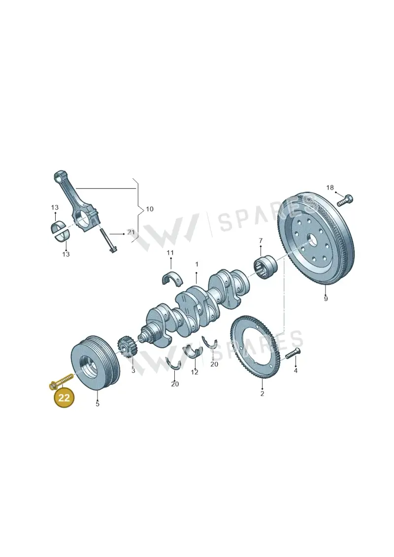 WHT009475 — Skoda Octavia (2019-2024) diagram 746105150, position 22