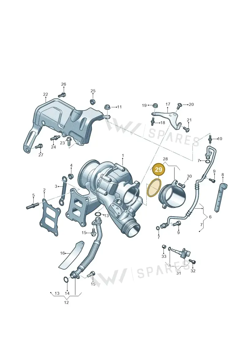 WHT010054A — Skoda Superb Combi (2015-2024) diagram 884145300, position 29