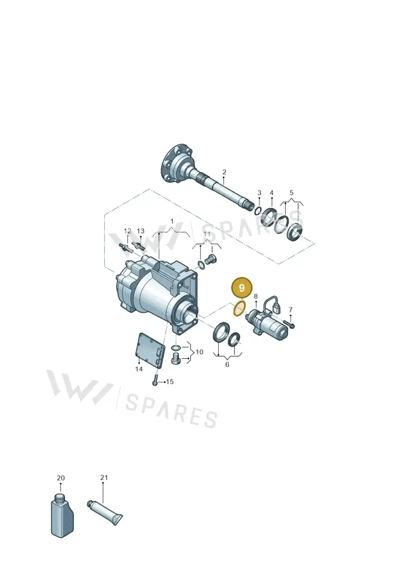 WHT010080 — Skoda Octavia (2019-2024) diagram 409055010, position 9