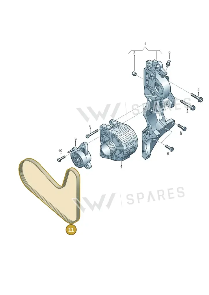 000012107 — Volkswagen Tiguan 2.0 4Motion (2017-2024) diagram 745903450, position 11