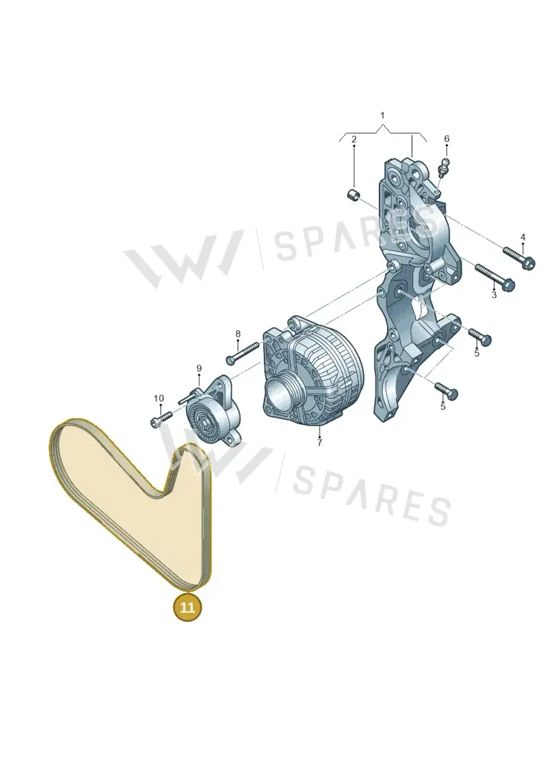 000012107 — Volkswagen Tiguan 2.0 4Motion (2017-2024) diagram 745903450, position 11