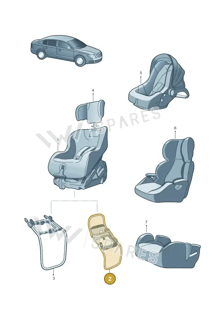 000019729K — Skoda Kodiaq (2024-2024) diagram 632019100, position 2
