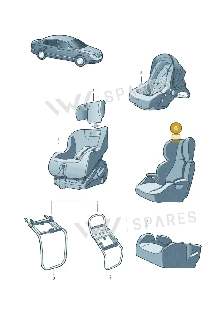000019906AF — Skoda Fabia (2021-2022) diagram 632019100, position 6