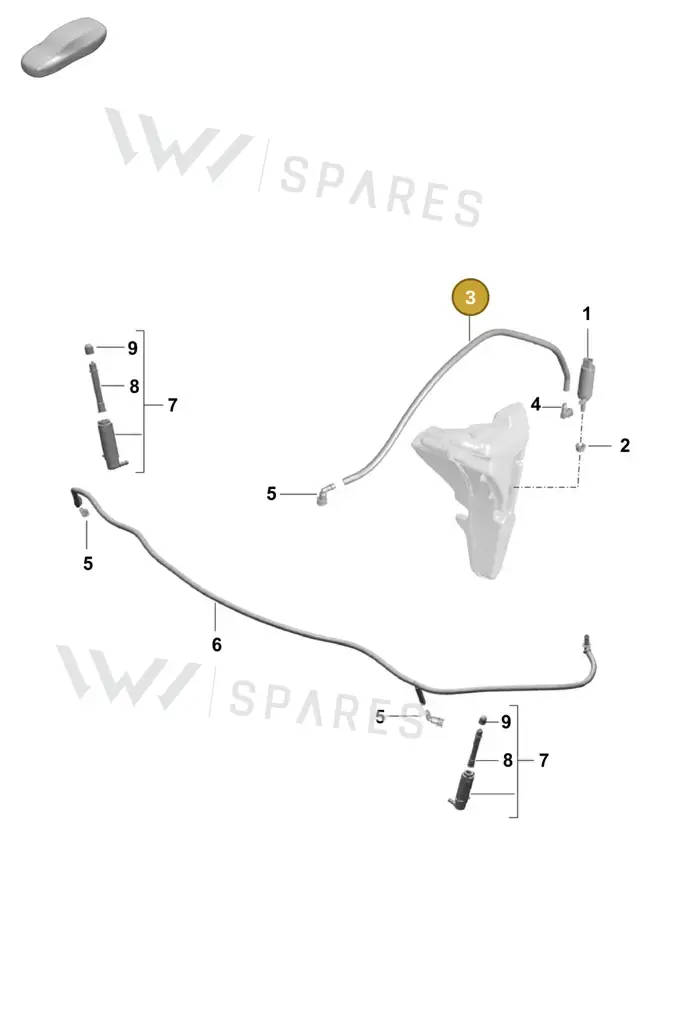 00004320479 — Porsche Boxster Spyder (2019-2020) diagram p55904200, position 3
