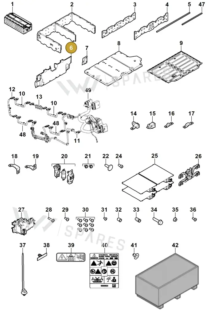 00004320934 — Porsche Cayenne (2010-2018) diagram p35901046, position 6