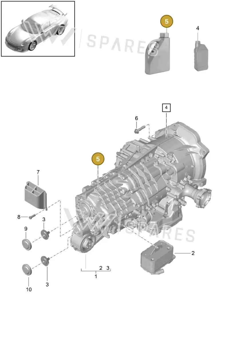 00004321012 — Porsche 911 (2013-2020) diagram p41320000, position 5