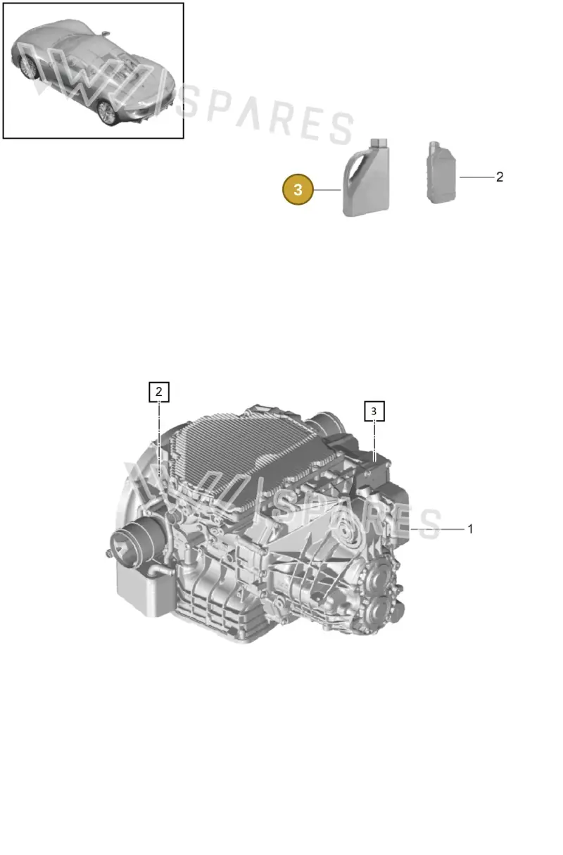 00004321012 — Porsche 918 Spyder (2014-2015) diagram p43320000, position 3