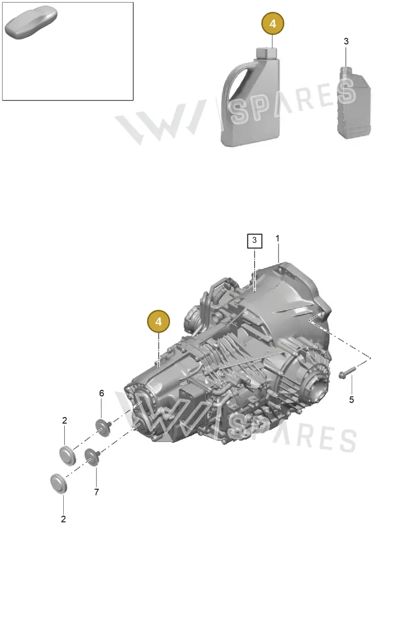 00004321012 — Porsche Boxster Spyder (2019-2020) diagram p54320000, position 4