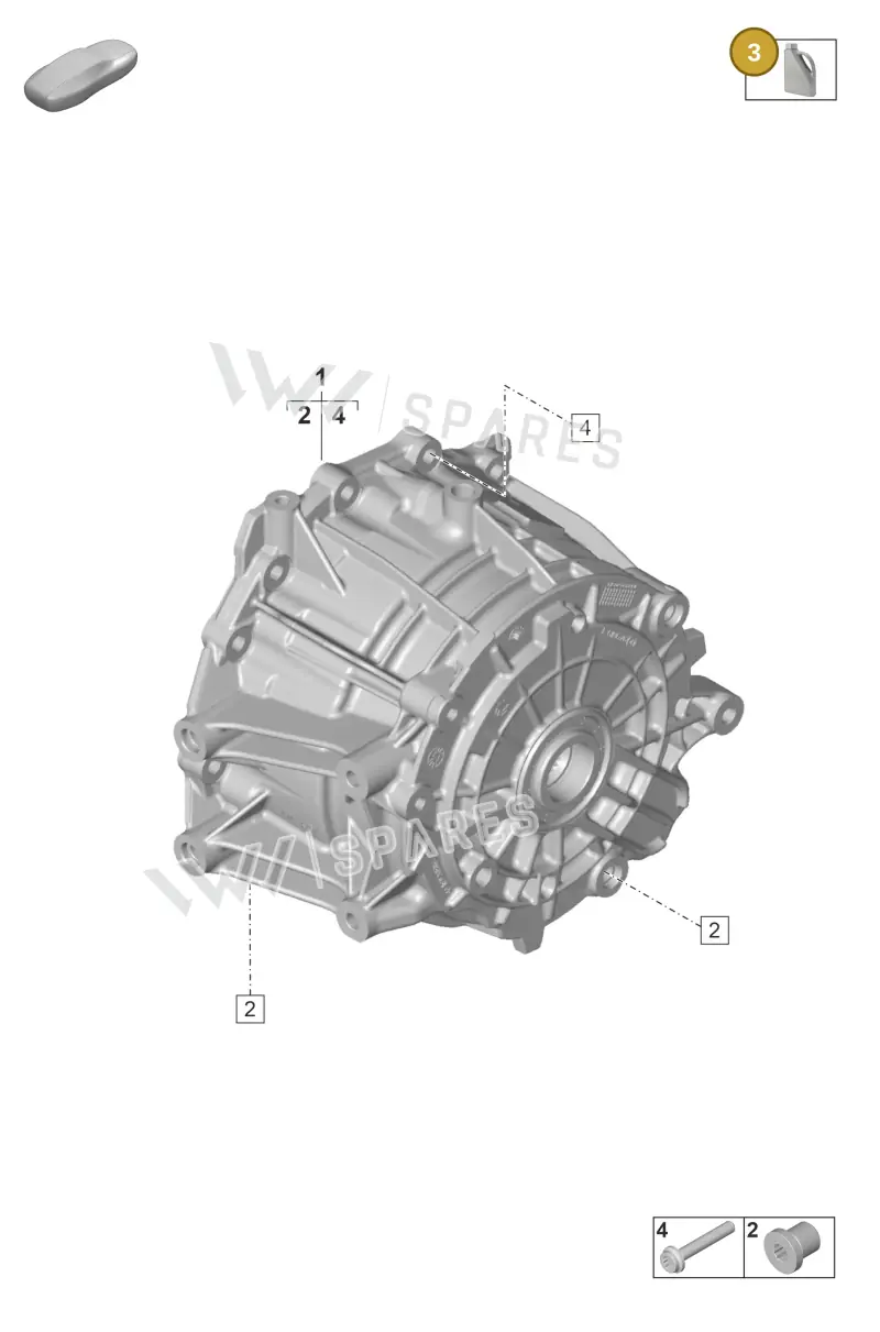 00004321044 — Porsche Taycan Sport Turismo (2019-2024) diagram p56354000, position 3