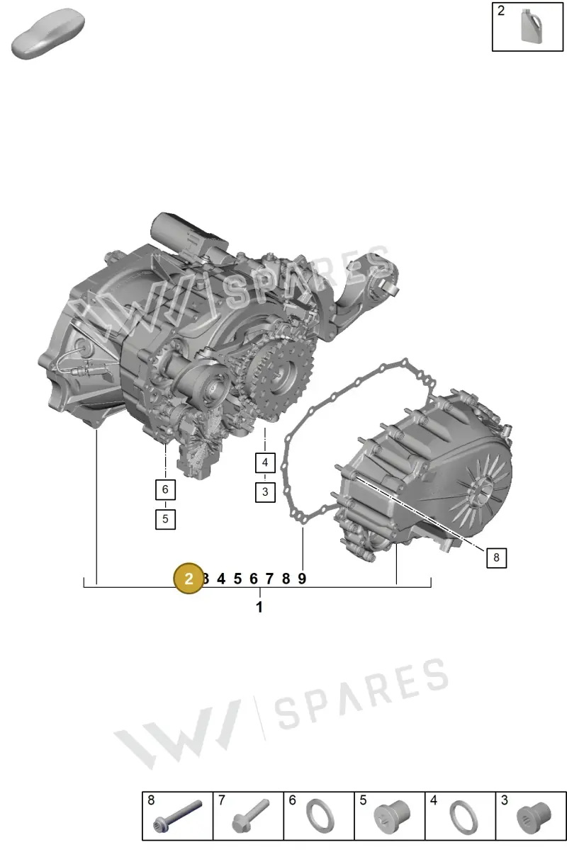 00004321044 — Porsche Taycan Sport Turismo (2023-2025) diagram p56355000, position 2
