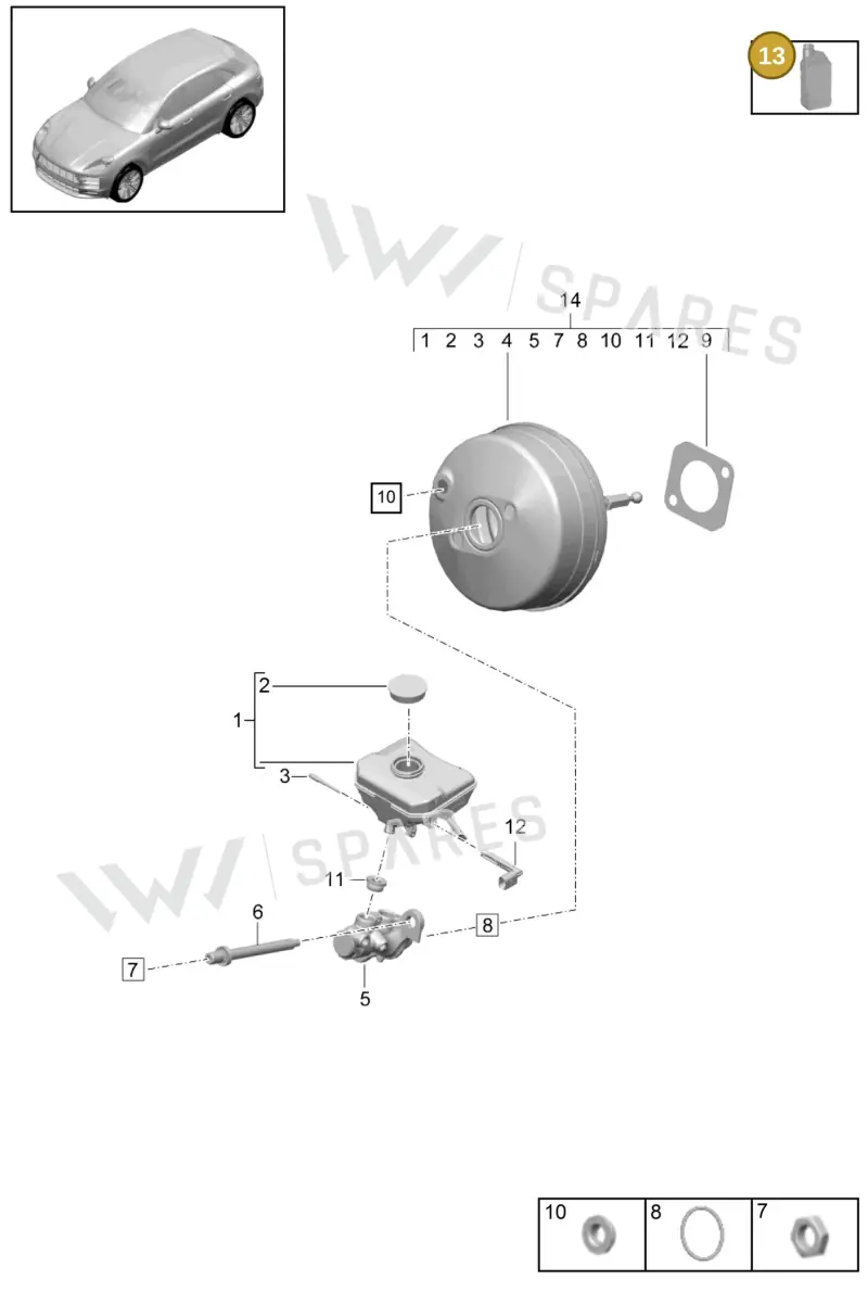 00004321086 — Porsche Macan (2018-2022) diagram p52604000, position 13
