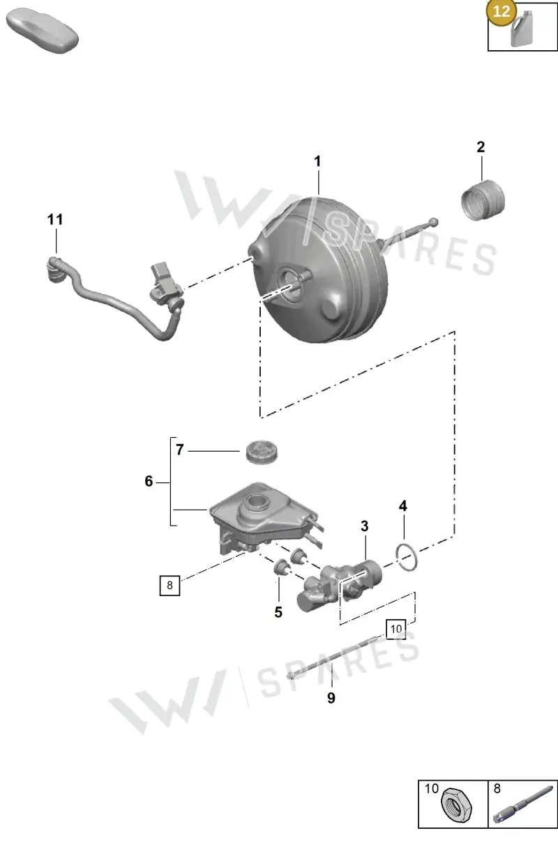 00004321086 — Porsche Boxster Spyder (2019-2020) diagram p55604000, position 12