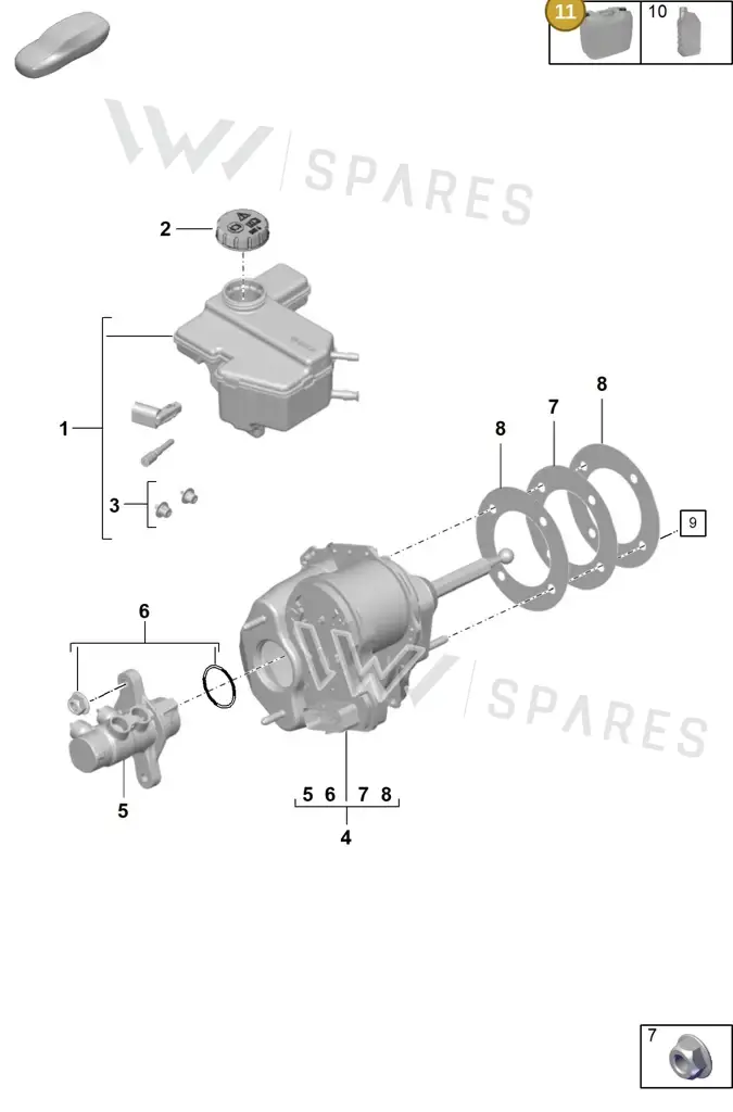 00004321086 — Porsche 911 (2024-2025) diagram p57604000, position 11