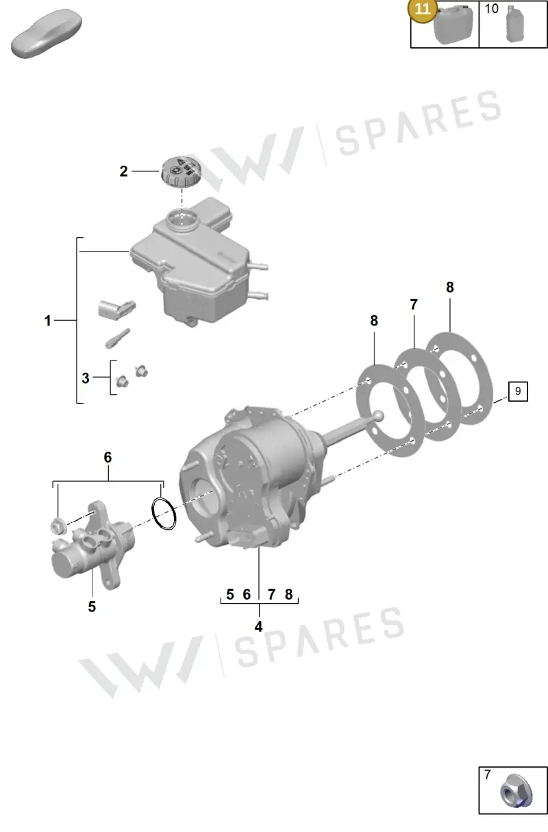 00004321086 — Porsche 911 (2024-2025) diagram p57604000, position 11