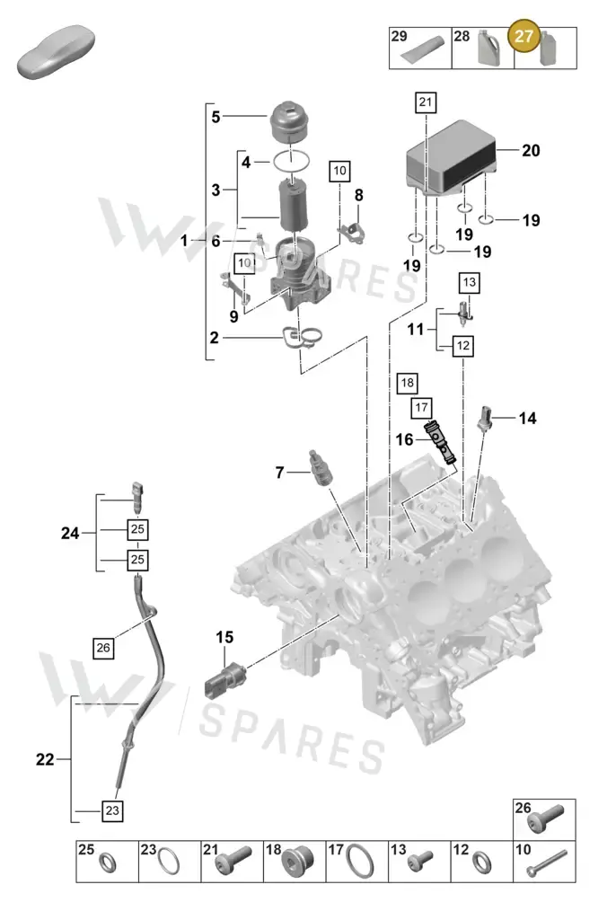 00004321092 — Porsche Panamera (2023-2025) diagram p58104210, position 27