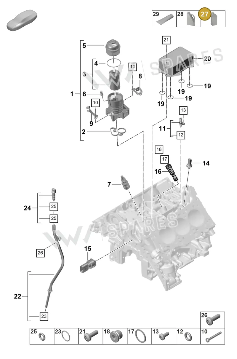 00004321092 — Porsche Panamera (2023-2025) diagram p58104210, position 27