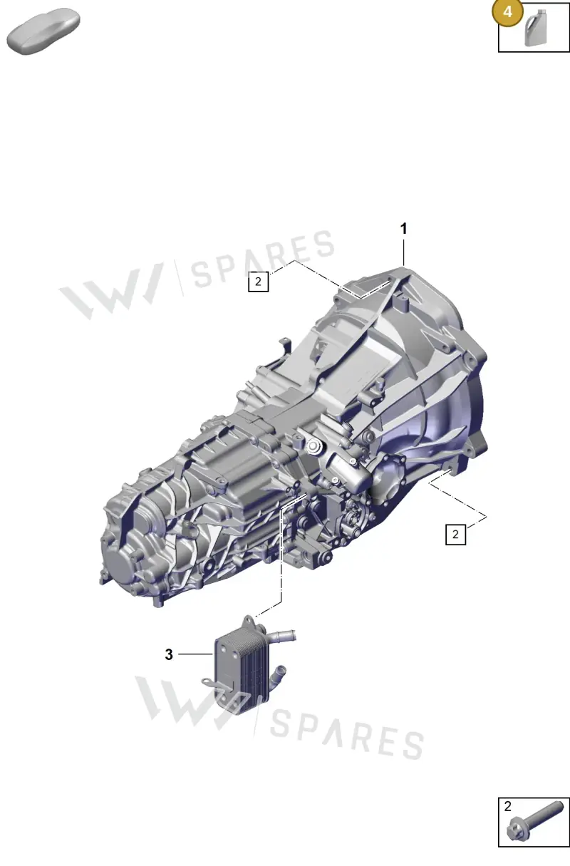 00004330500 — Porsche Boxster Spyder (2019-2020) diagram p54301000, position 4