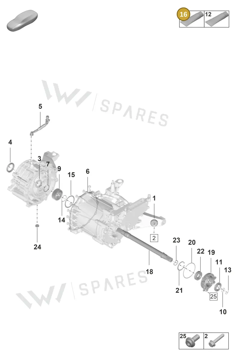 00004330508 — Porsche Taycan Sport Turismo (2019-2024) diagram p56354100, position 16