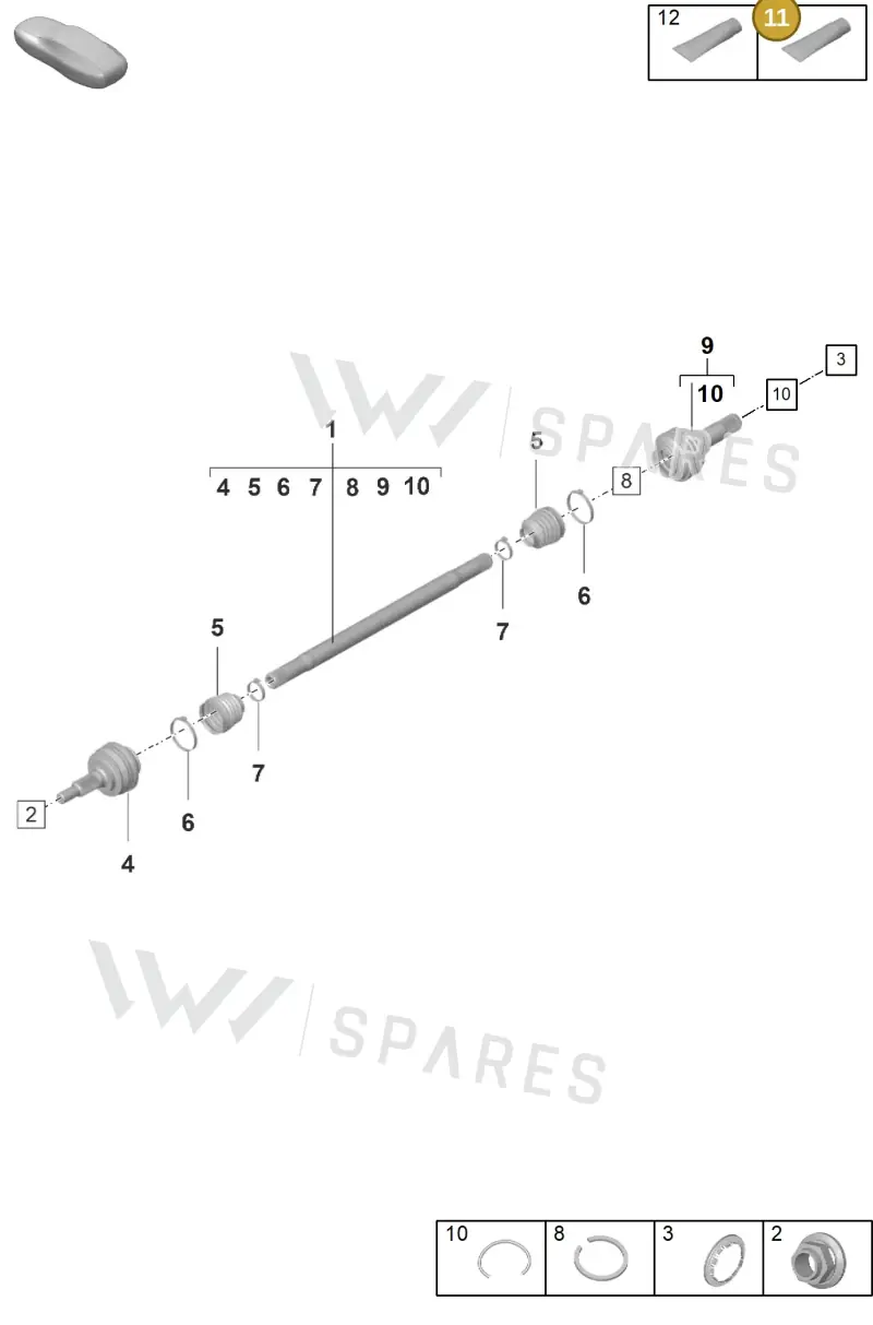 00004330508 — Porsche Panamera (2023-2025) diagram p58501100, position 11