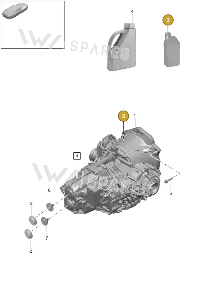00004330514 — Porsche Boxster Spyder (2019-2020) diagram p54320000, position 3