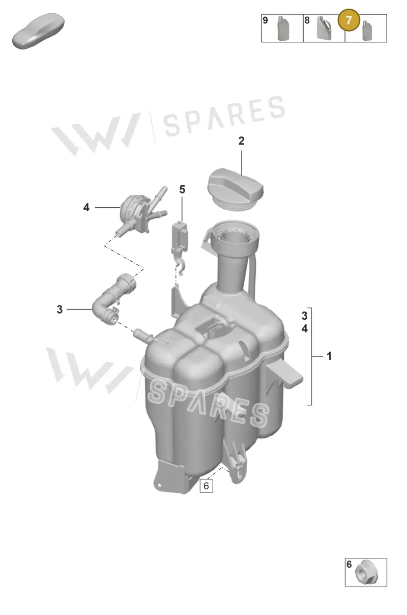 00004330516 — Porsche 911 (2021-2022) diagram p53105100, position 7