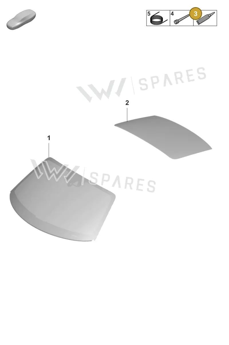 00004330535 — Porsche 911 (2021-2022) diagram p59805000, position 3