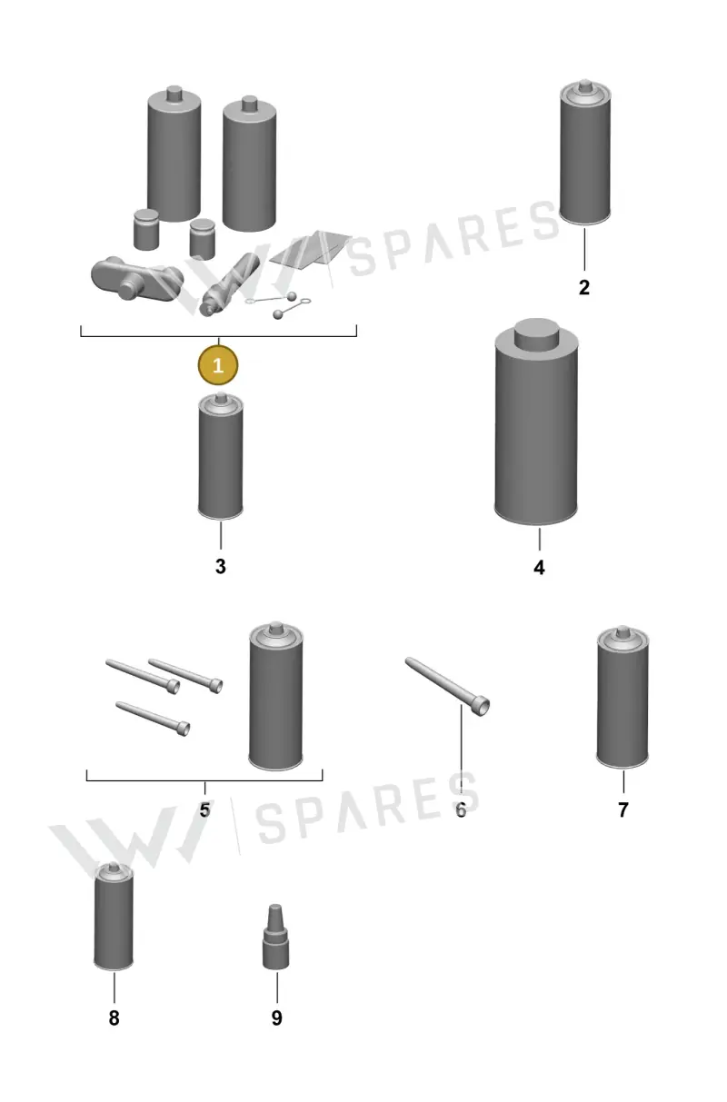 00004330535 — Porsche Macan (2024-2024) diagram p61801010, position 1